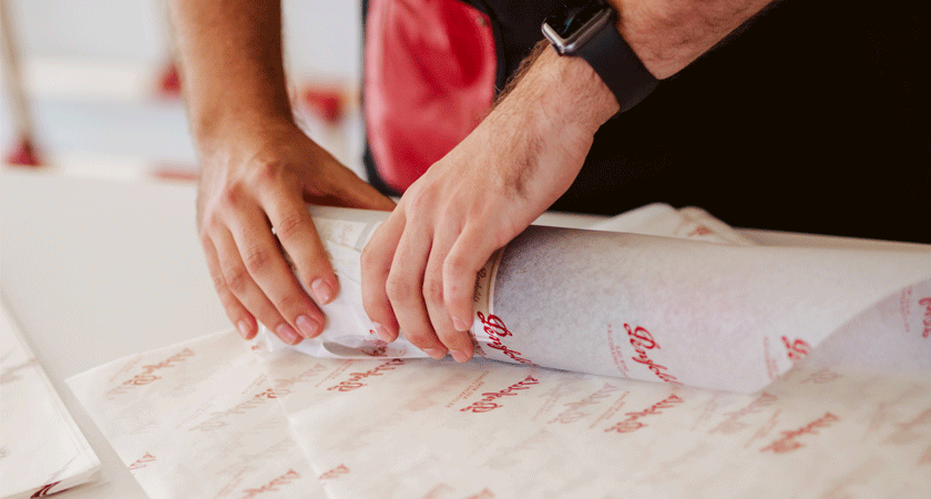 Penfolds Grange being wrapped