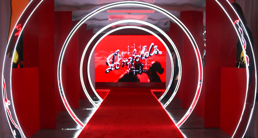 Red carpet entrance to Penfolds House x Miami