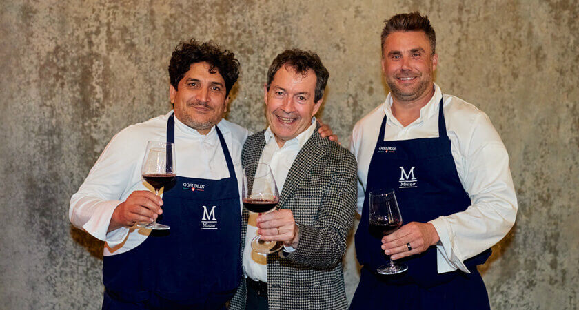 Mauro Colagreco Head Chef, Scott Huggins and Peter Gago