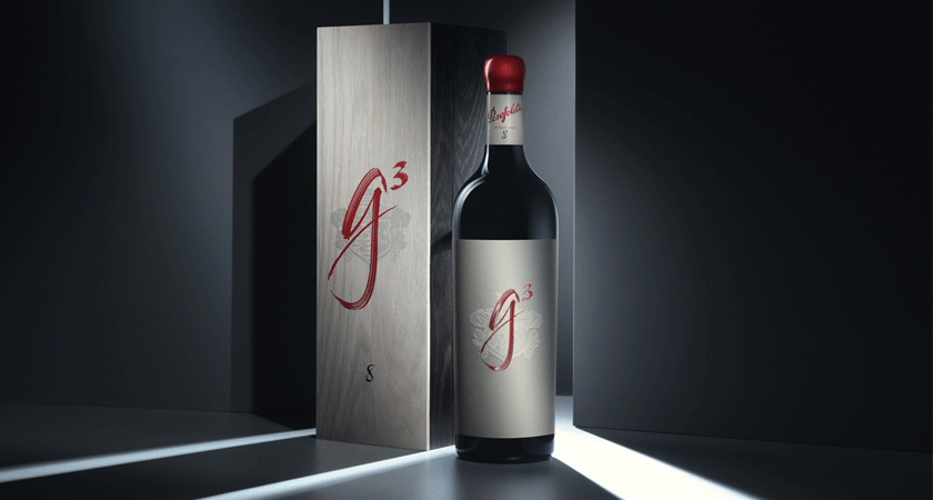 Penfolds g3 750ml bottle with gift box