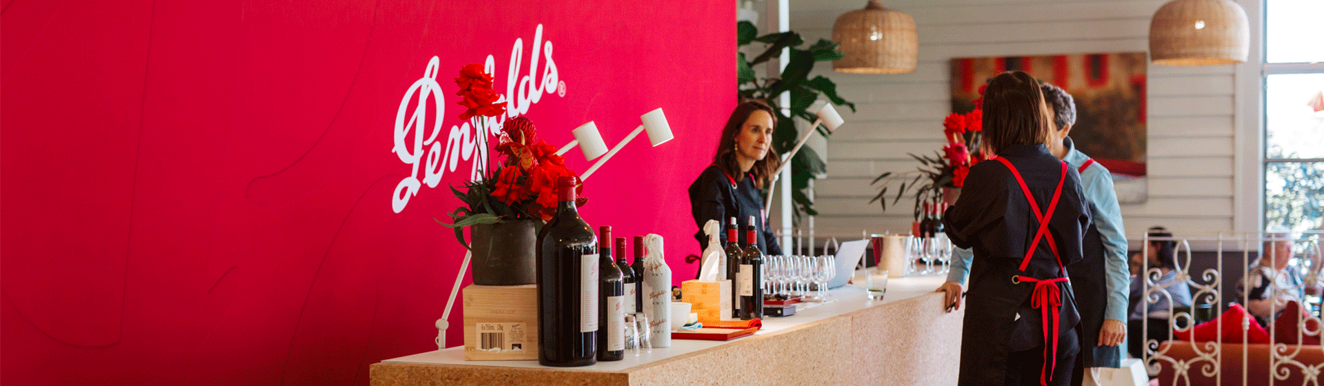 Penfolds re-corking clinic station