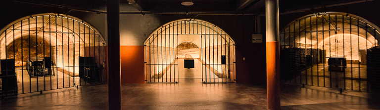 The underground tunnels to Penfolds Magill Estate