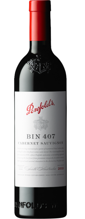 2018 Penfolds Bin 407 Cabernet Sauvignon Bottle