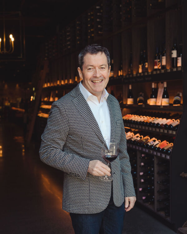 Peter Gago, Penfolds Chief Winemaker, in Penfolds cellar