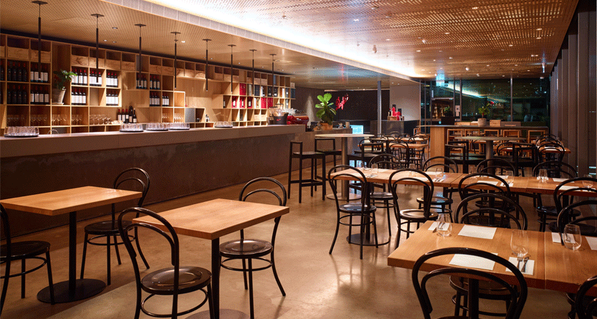 Interior of Magill Estate Kitchen at night