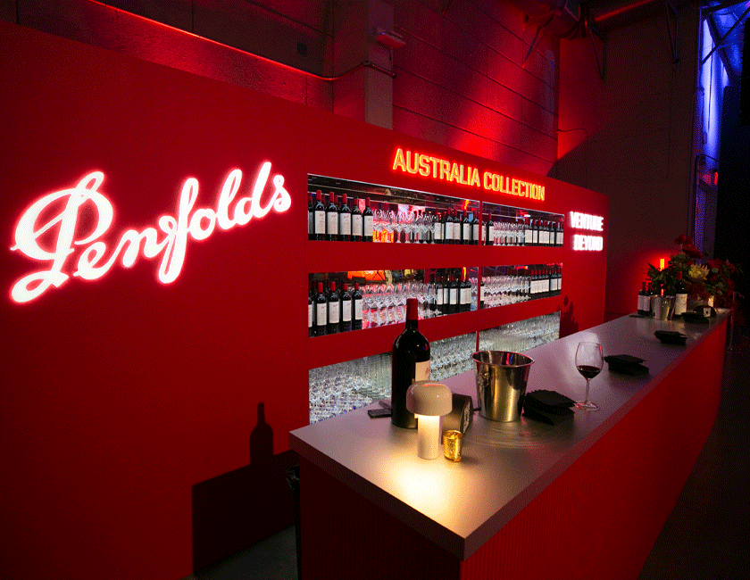 Bar of Penfolds event
