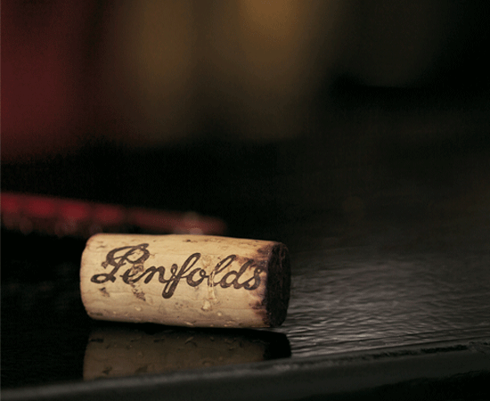 Penfolds cork on table