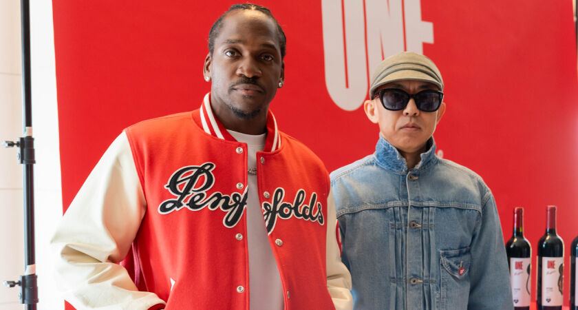 Pusha T and NIGO at ONE by Penfolds Global Launch