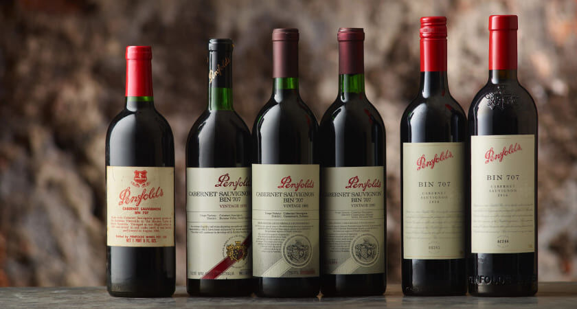 Heritage Penfolds Wine Bottles