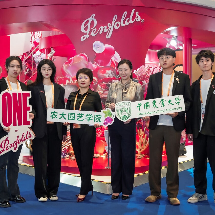Students from China Agricultural University for Penfolds Wines